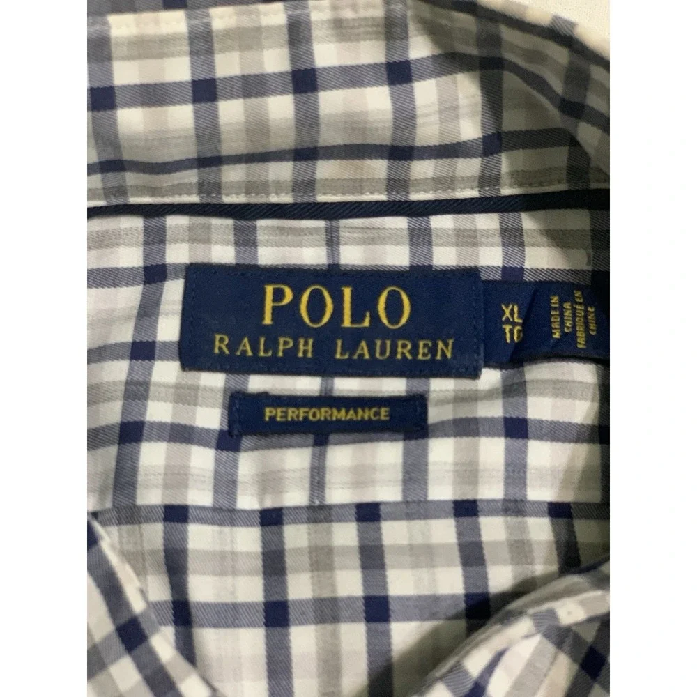 Polo Ralph Lauren Men's Classic Fit‎ Performance Plaid Check Button Up